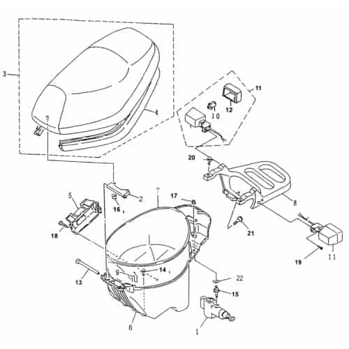 Blinkerglas hinten links hinten links rechts Rex 50ccm 2Takt Motorroller.de orange Blinkerabdeckung Blinkerkappe Blinker-Abdeckung 50ccm-2Takt Scooter