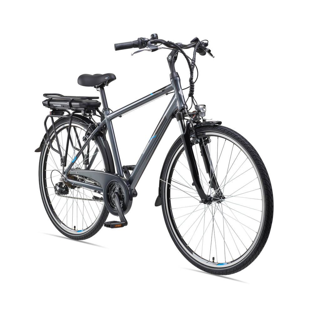 E-Bike Telefunken XT481 Expedition Elektrofahrrad Trekking-Pedelec anthrazit 28" RH 48cm E-Fahrrad Trekkingrad Herrenrad