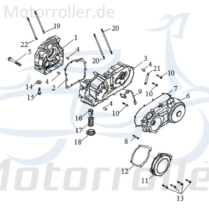 Dichtung L. Kurbelgehäuse Quad ATV A11397-E10-000