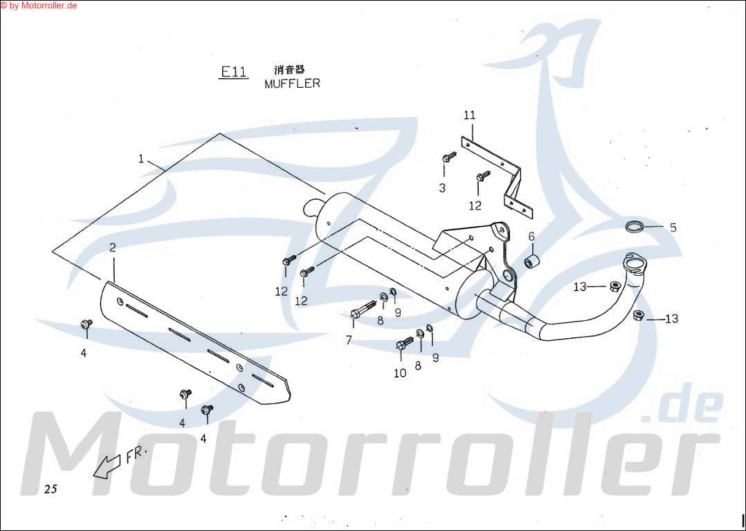 PGO Dämpfergummi Dämpferbuchse TR3 50 Mofa Silentblock E1062020000 Motorroller.de Gummilager Gummianschlag Dämpfungsgummi Dämpfungsbuchse Silent-Block