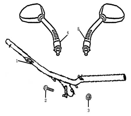 Lenkstange Lenk-Stange Lenker Lenkung 1030404-2