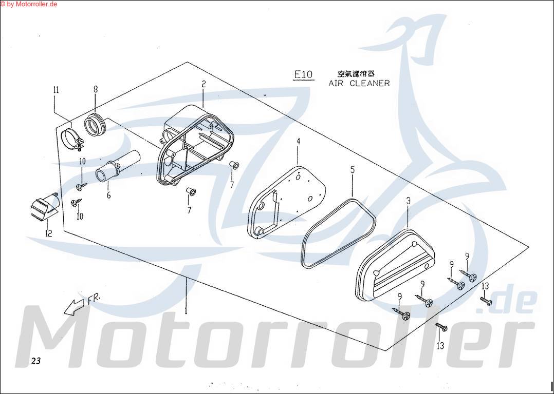 Luftfiltereinsatz Luft-Filter PGO P1262030000