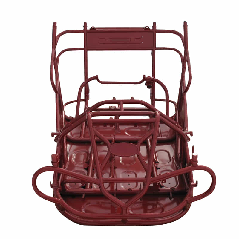 Rahmen rot Fahrgestell Tongjian Strassenbuggy 150 2.000.044-R Motorroller.de Eppella ECM TBM Twister Hammerhead Wangye Kasea Buggy