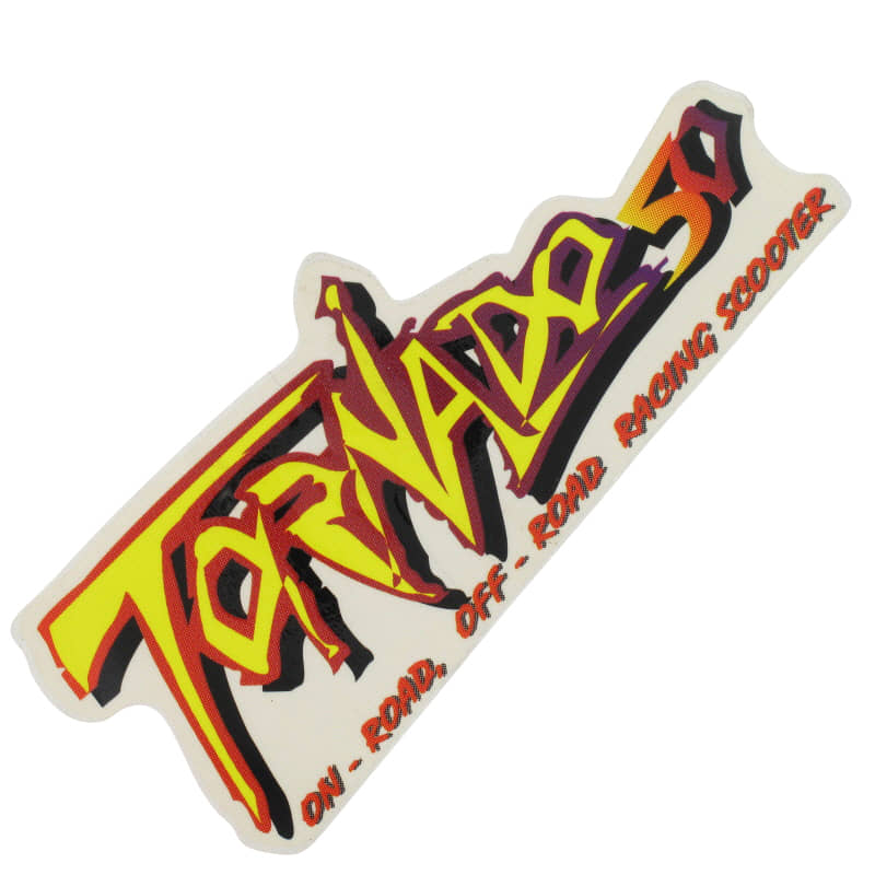 PGO Tornado 50 Aufkleber TORNADO TORNADO 50 KL Sticker Dekor 50ccm 2Takt P1601160000 Motorroller.de Dekor-Aufkleber Klebeetikett PGO P1 50ccm-2Takt