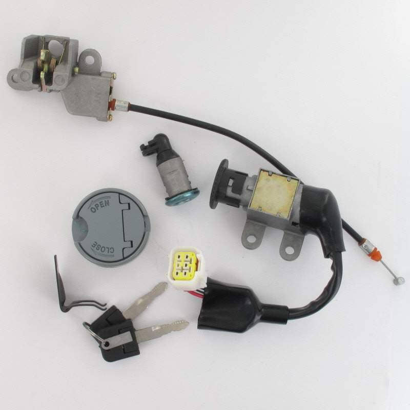 Jonway 139QMB Schloss-Set 50ccm 4Takt Zündschloss Motorroller.de Tankverschluss AGM JSD50QT-13 50cc 4T 139QMA Tank-Verschluss Tank-Deckel