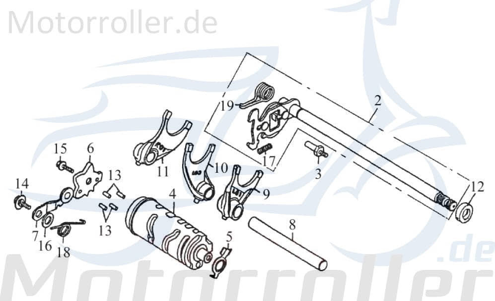 SMC Quad 250 Sicherungsscheibe 250ccm 4Takt 97201-061612-K Motorroller.de Scheibensicherung Arretierungsscheibe 250ccm-4Takt ATV Barossa Cheetah 250
