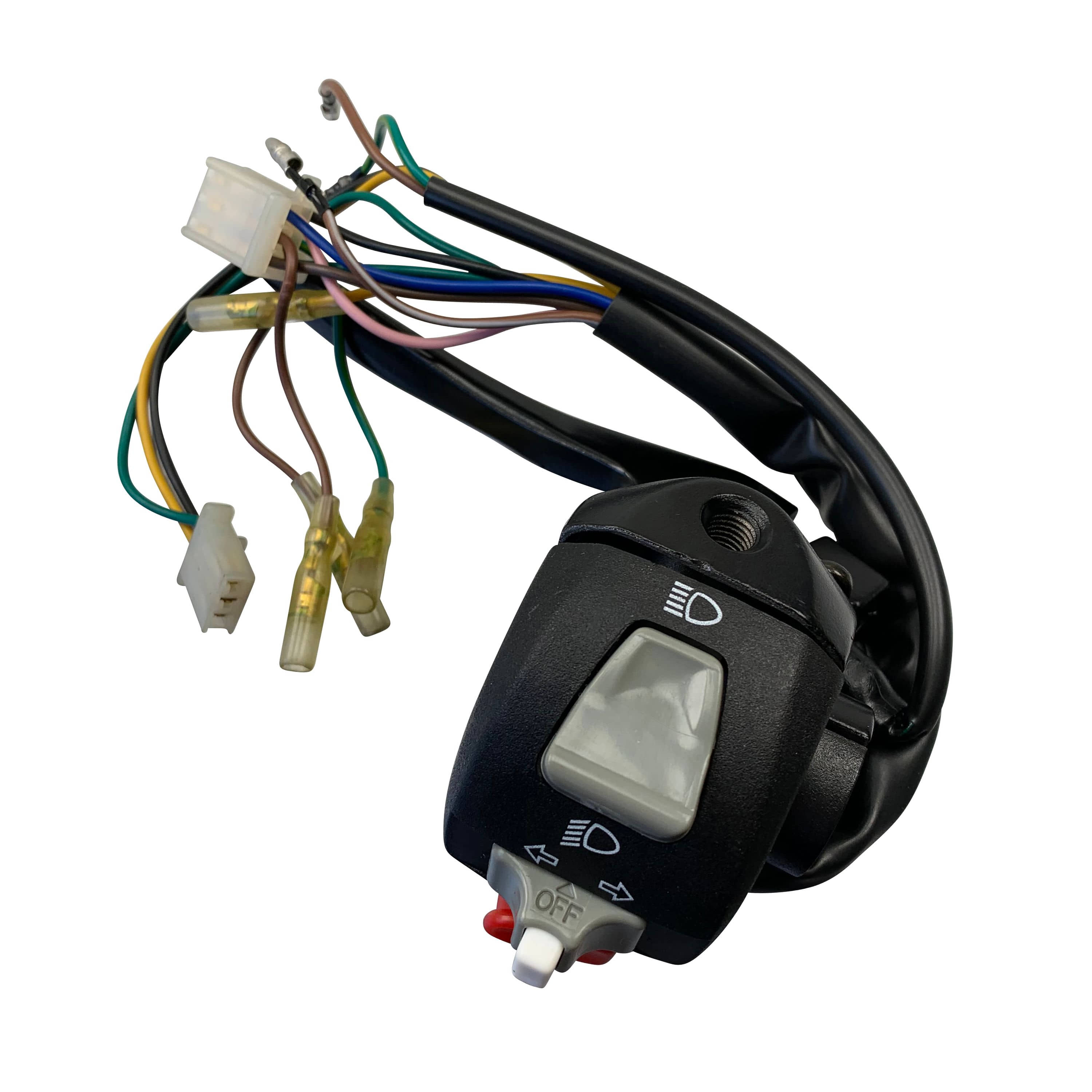 Adly Schaltereinheit links Hebel Hupe Blinker 50ccm 2Takt Motorroller.de Auf/Abblendlicht Lenkerarmatur Schaltergehäuse Kombischalter Kombi-Schalter