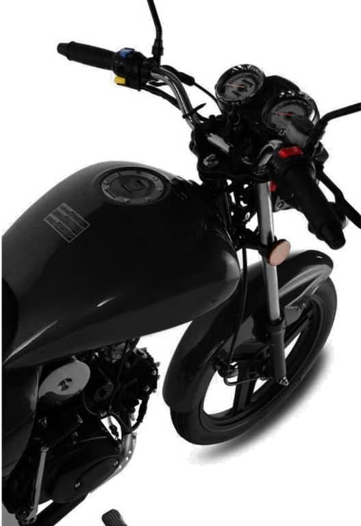 Motorrad Fighter 50 V-S schwarz 45 km/h Euro 5 Schaltmoped Mokick 50ccm 4 Takt Kleinkraftrad Krad