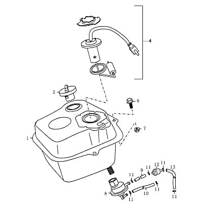Kreidler Florett RMC-E 50 Ansaugschlauch 50ccm 4Takt FIG36-10 Motorroller.de Unterdruckschlauch Ansaugstutzen Ansaugrohr Vakuumschlauch Saugleitung