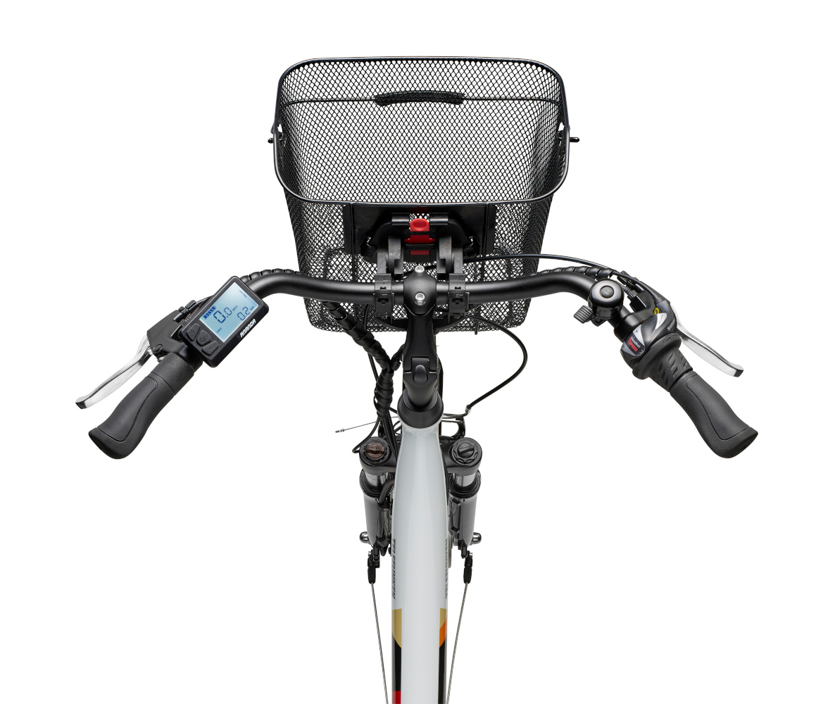 E-Bike Telefunken RC822 Multitalent Elektrofahrrad City-Pedelec weiß 28" RH 48cm E-Fahrrad Citybike