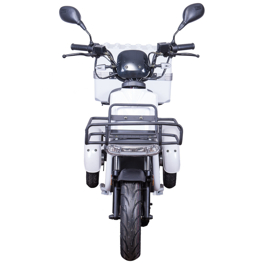 Dreirad Scoody E Trike ZT-29B rot 45 km/h 2x800 Watt Lithium-Ionen mit 2 Akkus B-Ware Elektroroller E-Scooter E-Roller Dreiradroller