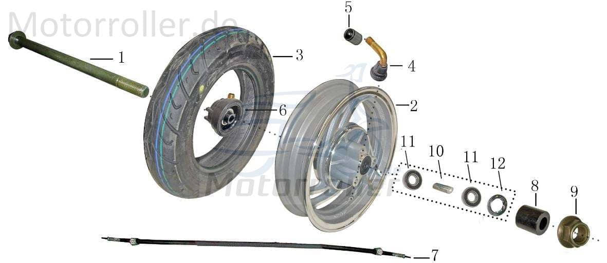 Tankdeckelverkl. gelb 146 D = 58 1E40QMB YYB915016004