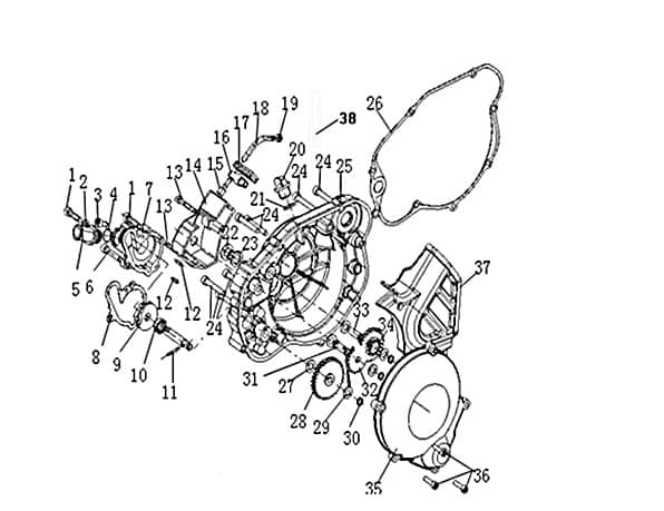 Schlauch Bremse hinten Motorrad 50cc 2T Kreidler 733289