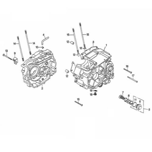 Sechskantschraube M6x50mm Rex Chopper 125 Halter 125ccm 4Takt Motorroller.de Befestigung Halterung Flachkopfschraube Sechskant-Schraube Bundschraube