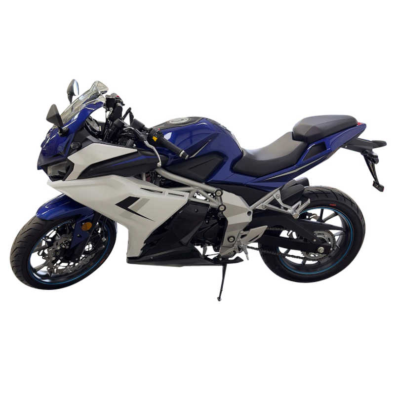 Motorrad Fighter 125 BL-S blau 95 km/h Euro 5+ Schaltmoped 125ccm 4 Takt Leichtkraftrad Krad Kraftrad