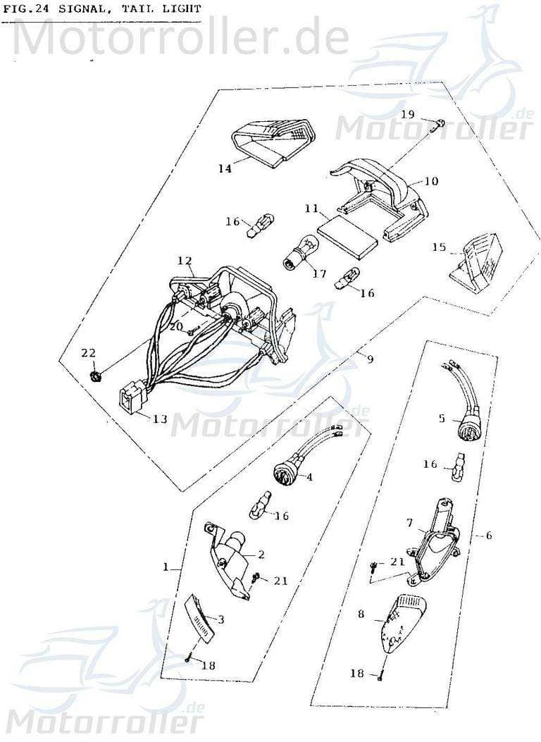 Bundschraube M5x16mm verzinkt AGM Flanschschraube 50ccm 4Takt Motorroller.de Maschinenschraube Flansch-Schraube Maschinen-Schraube Bund-Schraube