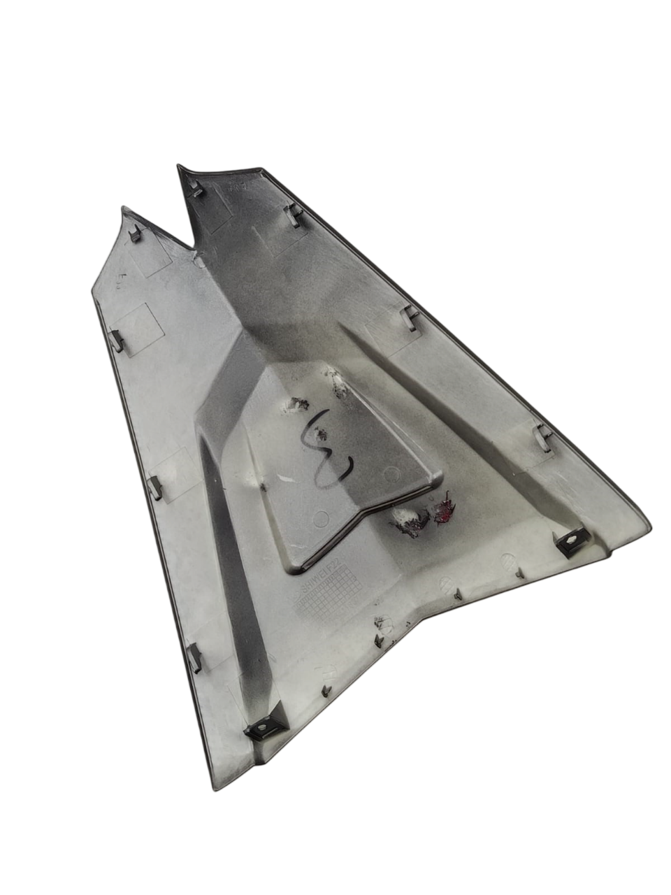 Kreidler Florett 2.0 City 50 Abdeckung Frontverkleidung grau metallic 740969 Frontmaske Cover Dekorblende vorne