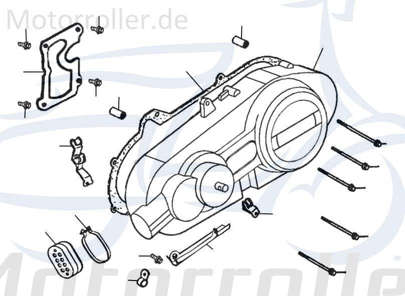 Halteschelle 78916 Rex Speedy-125-Qm125T-10A-125cc-4T
