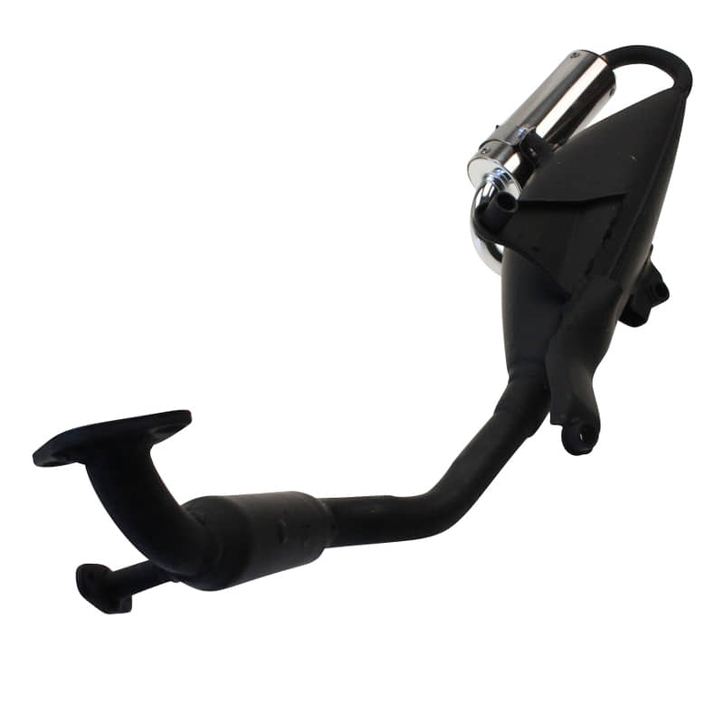 Auspuff Sport mit SLS Anschluss Schwarz 1100201-1