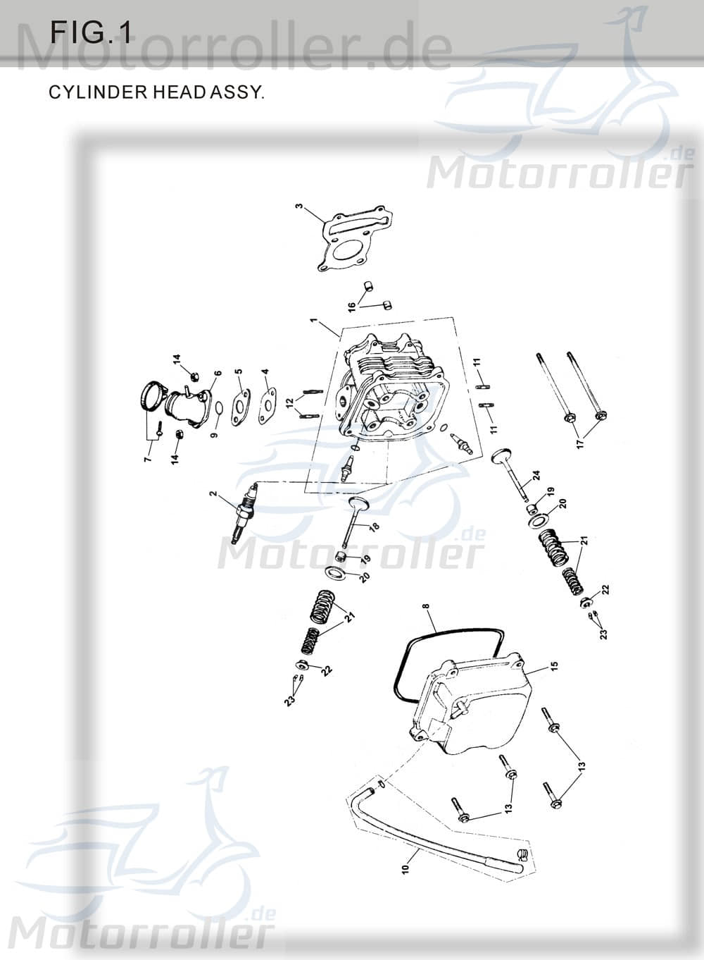 Buchse 10x16mm Tongjian Strassenbuggy 150 III 150ccm 4Takt Motorroller.de Hülse Distanzhülse Lagerbuchse Distanz-Hülse Distanzbuchse Passhülse Service
