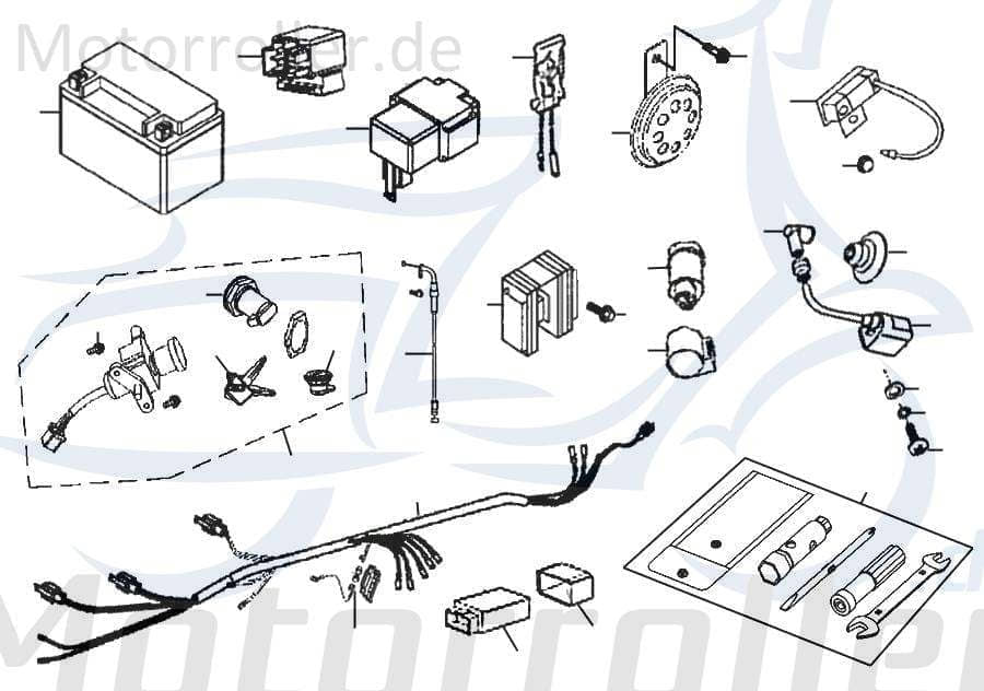 Kreidler Florett 125G O-Ring Dichtring 125ccm 4Takt 83667 Motorroller.de Gummidichtung Gummiring Oring Gummi-Ring Dicht-Ring 125ccm-4Takt Motorrad