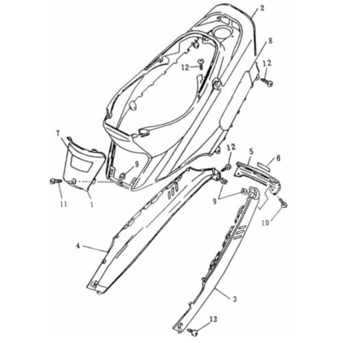 Rex 50 Scooter Emblem Logo Firmen-Logo 50ccm 2Takt 75672 Motorroller.de Firmen-Emblem Emblemschild Minarelli liegend Ersatzteil Service Inpektion