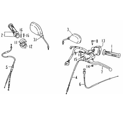 Sechskantschraube Rex 25 Halter Halterung Scooter 50ccm 79422 Motorroller.de Befestigung Flachkopfschraube Sechskant-Schraube Bundschraube 50ccm-2Takt
