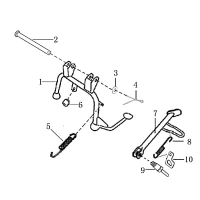 Sechskantschraube Rex RS460 Befestigung Halter 50ccm 4Takt Motorroller.de Halterung Flachkopfschraube Sechskant-Schraube Bundschraube Flanschschraube