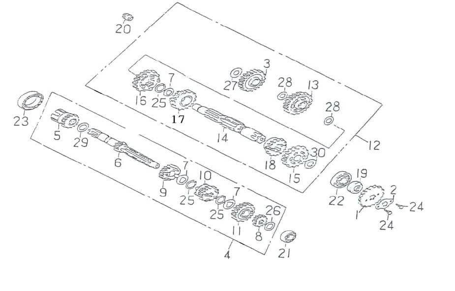 SMC Radlager Explorer Discovery 200 Kugellager 93320-2047143 Motorroller.de vorne Quad ATV Tomahawk 170 UTV Ersatzteil Service Inpektion Direktimport