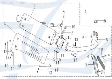 SMC Führungshülse Kreidler Insignio 125 DD 4Takt 270975000000 Motorroller.de Führungsbuchse Arretierhülse Arretierbuchse Führungs-Buchse 125ccm-4Takt