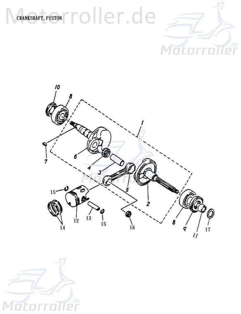 Simmerring 20x42/43x8/9mm Kurbelwelle links ABR-96500-20428 Motorroller.de Simmering Wellendichtring Abdichtring Dichtringe Radialdichtring Quad ATV
