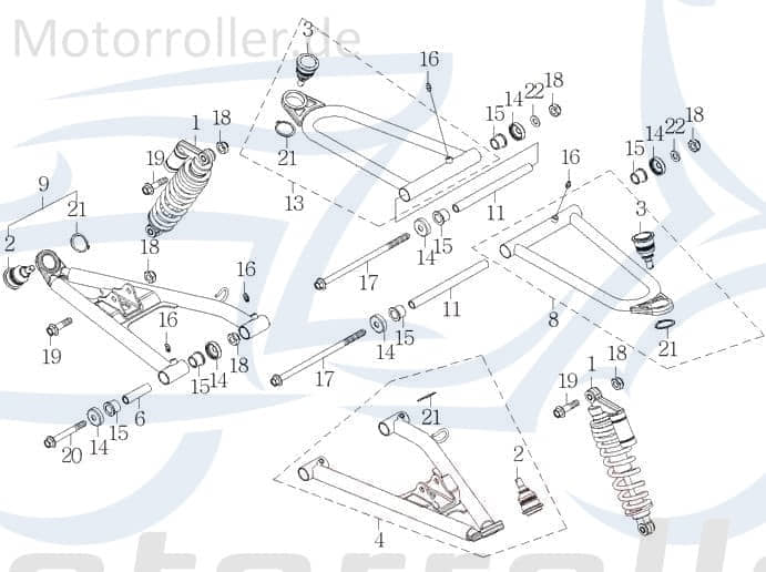 Kugelgelenk mit Konus 42150-CGV-00