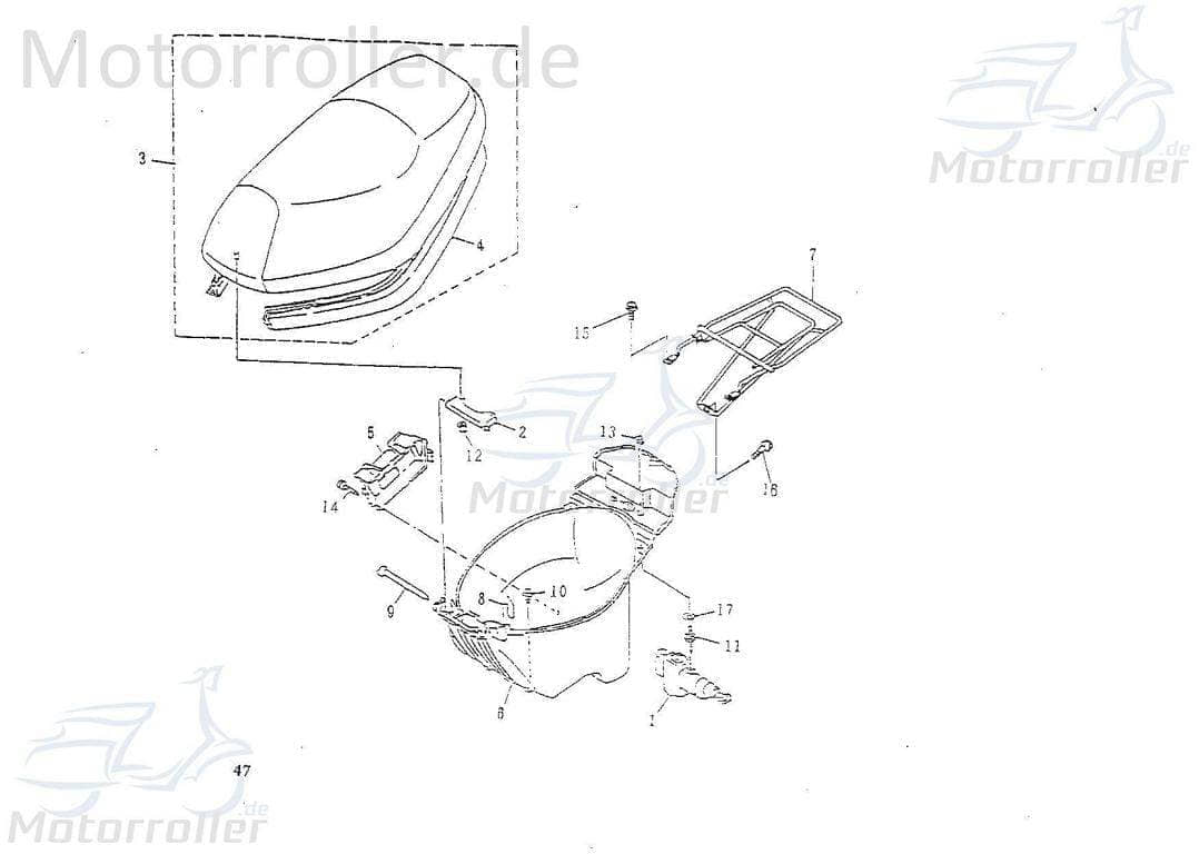 SMC Bundmutter M6x1.0 Rex Sechskantmutter Roller 50ccm 2Takt Motorroller.de Flanschmutter Sechskant-Mutter Flansch-Mutter Maschinenmutter Bund-Mutter