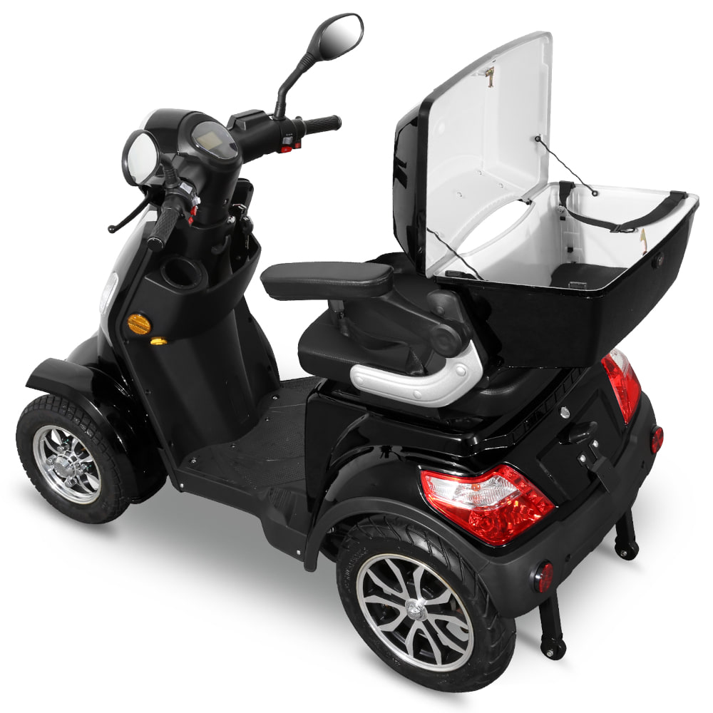 E-Quad Scoody E4 Shopper V2 25 km/h schwarz 1000 Watt Elektroroller Seniorenroller E-Scooter