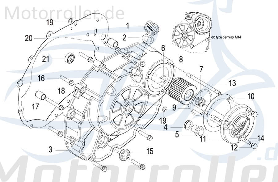 SMC Unterlegscheibe Keeway Superlight 125 Washer 150013000000 Motorroller.de Distanzhalter U-Scheibe Beilagscheibe Ausgleichsscheibe Distanz-Scheibe