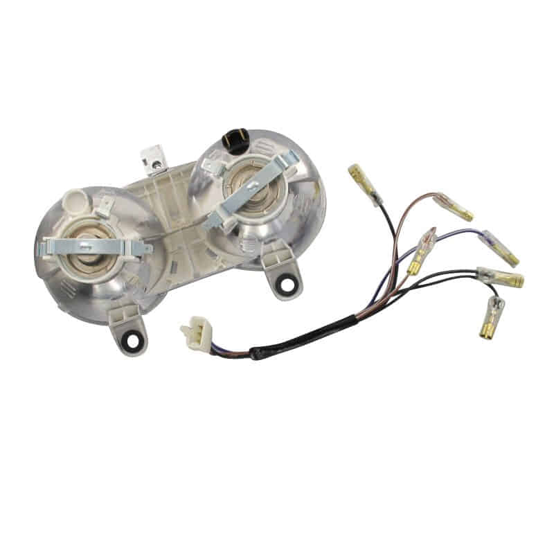 Doppelscheinwerfer Rex Flash 50 Strahler Roller 73249 Motorroller.de Frontscheinwerfer Vorderlicht Frontleuchte Hauptstrahler 50ccm-2Takt