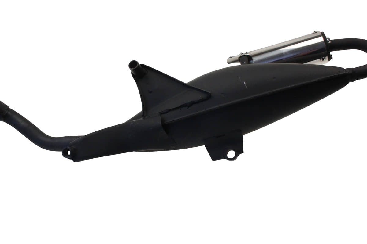 Auspuff Sport mit SLS Anschluss Schwarz 1100201-1