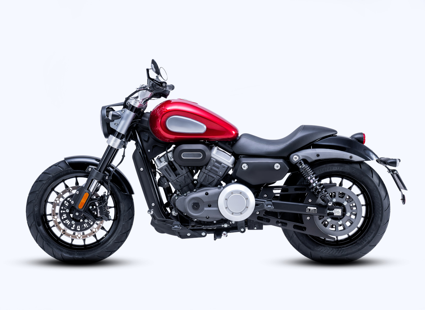 Motorrad Fighter 300 BC-RS rot Euro 5 300ccm Schaltmoped Chopper 129 km/h