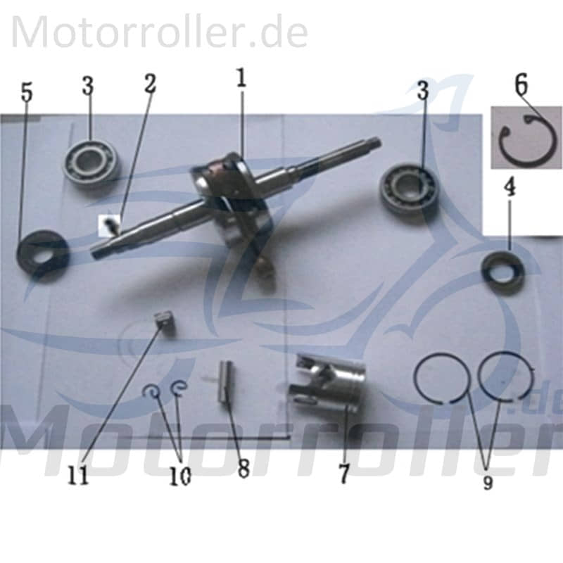 ZNEN Simmerring 91201-EQ5B-9000 Motorroller.de Wellendichtring Simmering Simmer-Ring Wellen-Dichtring