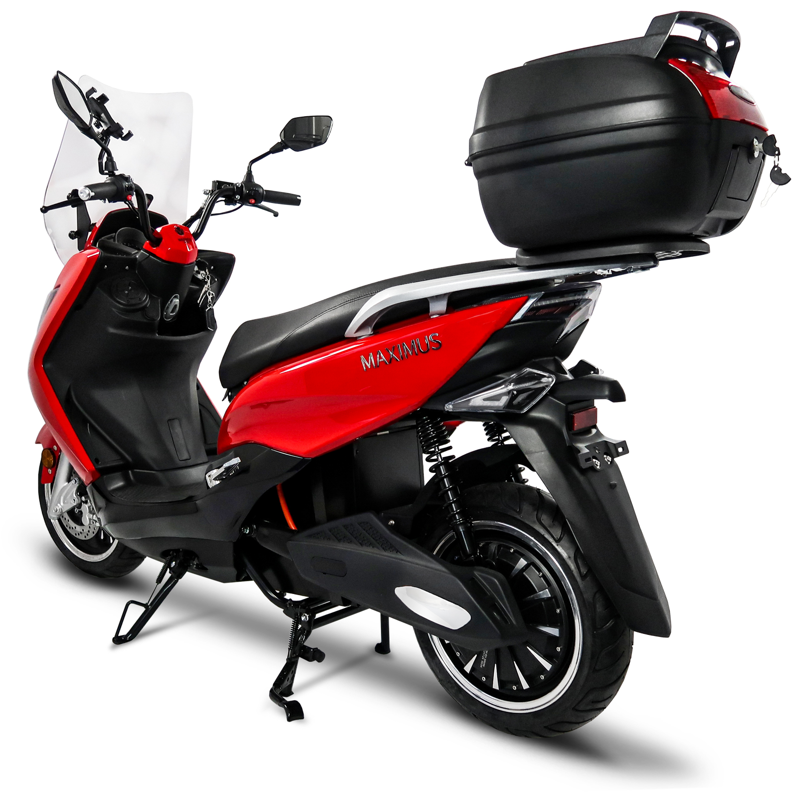 Elektroroller Scoody MX2-45 45 km/h E-Scooter E-Roller Lithium-Akku 3000 Watt mit Topcase und Straßenzulassung