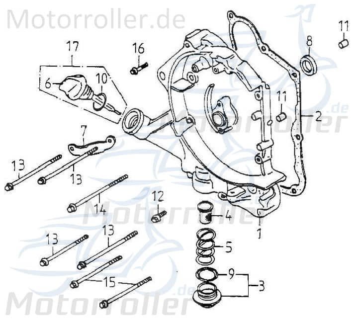 Adly Ölfilter 125ccm ATV 320 Hurricane Kardan 272ccm 4Takt Motorroller.de Oilfilter Ölsieb Ölreiniger Ölfiltersieb Öl-Filter Öl-Reiniger Oil-Filter