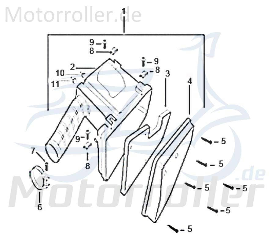 CPI Kreuzschlitzschraube Kreutzschraube 103-12Y2-001-007 Motorroller.de Kreuzschraube Kreutzschlitzschraube Scooter Moped Ersatzteil Service Inpektion