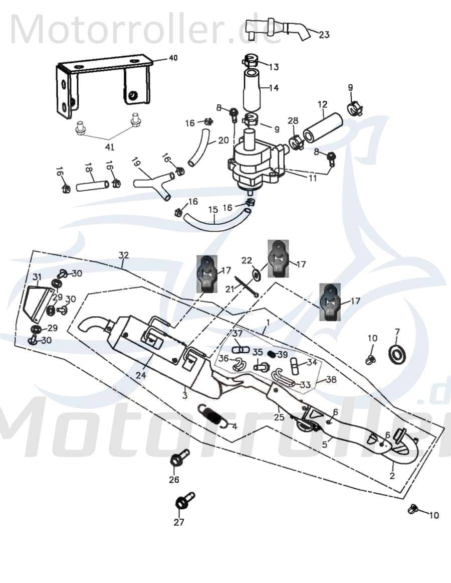 Haltestange Adly ATV 320 Hurricane Flat Knauf 272ccm 4Takt Motorroller.de 320ccm-4Takt Quad UTV Ersatzteil Service Inpektion Direktimport
