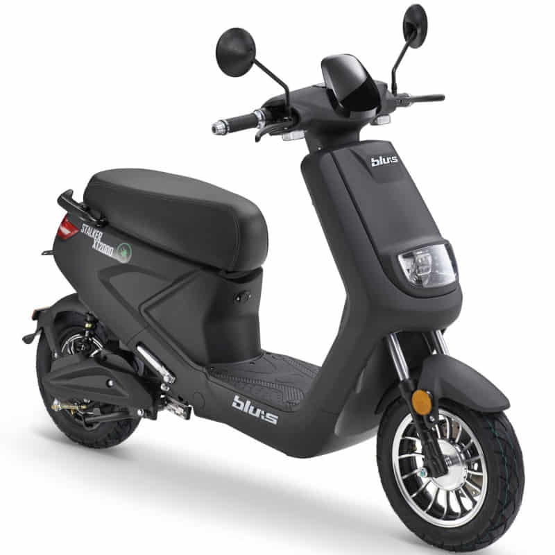 Elektroroller Scoody 45 Blu:s XT2000 Stalker schwarz 2000W 45 km/h E-Roller E-Scooter Mofa
