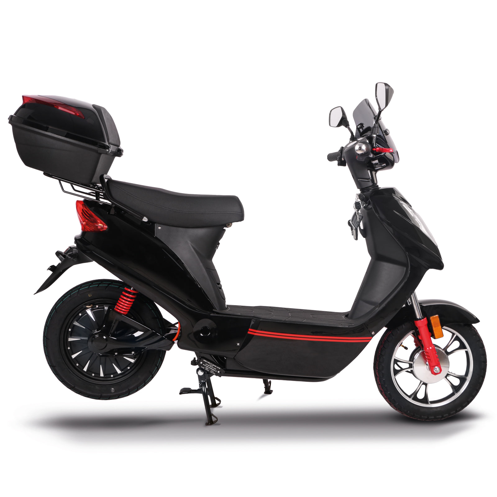 Elektroroller Scoody 45 HL schwarz 45 km/h 2000 Watt 60V-20Ah Lithium-Akku E-Roller E-Scooter Elektroscooter
