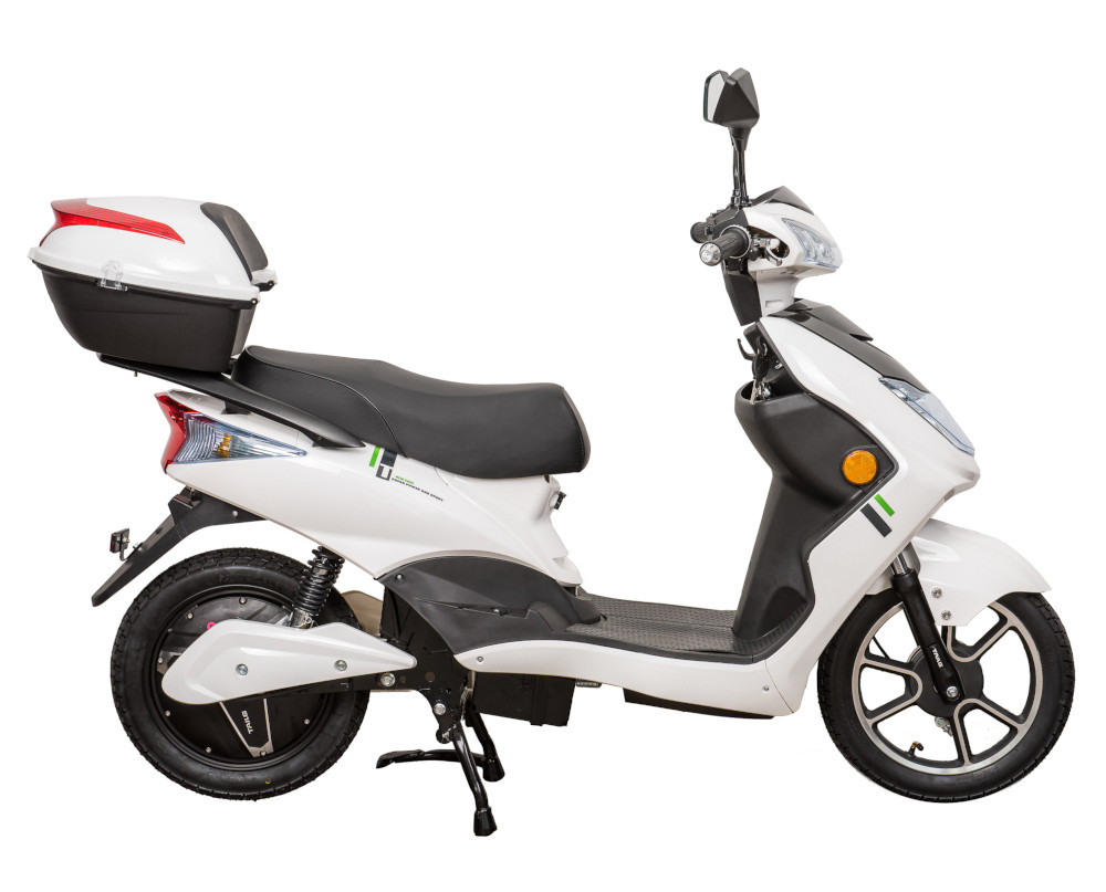Elektroroller Scoody 25 W ZT-27 weiß 900W 25 km/h Graphen-Akku E-Roller E-Scooter Mofa
