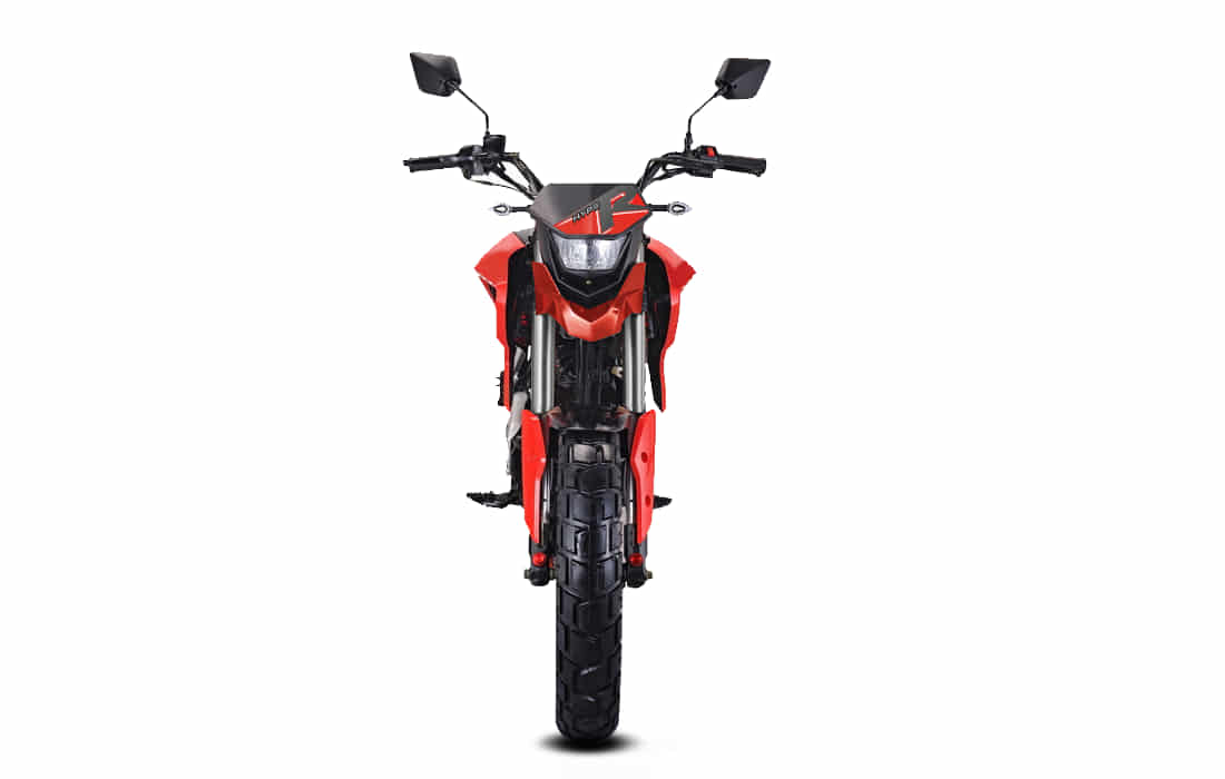 Motorrad Fighter 125 HR-S orange 90 km/h Euro 5 Schaltmoped 125ccm 4 Takt Leichtkraftrad Krad Kraftrad
