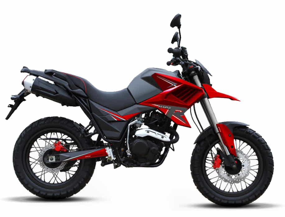 Motorrad Fighter 125 HR-S orange 90 km/h Euro 5 Schaltmoped 125ccm 4 Takt Leichtkraftrad Krad Kraftrad