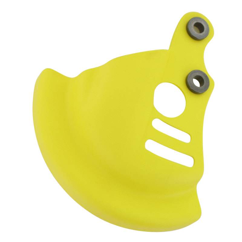PGO Bremsscheibenschutz vorn gelb PMX 110 Roller P2401200220 Motorroller.de Brensscheibenabdeckung PMX 50 Mokick Ersatzteil Service Inpektion