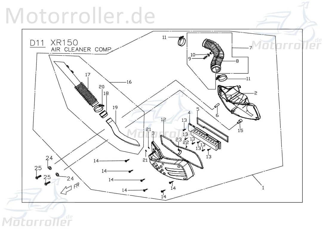 PGO X-RIDER 150 Buchse Hülse Quad 150ccm 4Takt C22622500001 Motorroller.de Distanzhülse Lagerbuchse Distanz-Hülse Distanzbuchse Passhülse Passbuchse